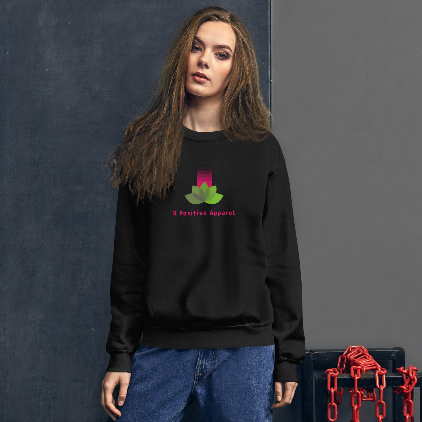 B Positive Unisex Sweatshirt