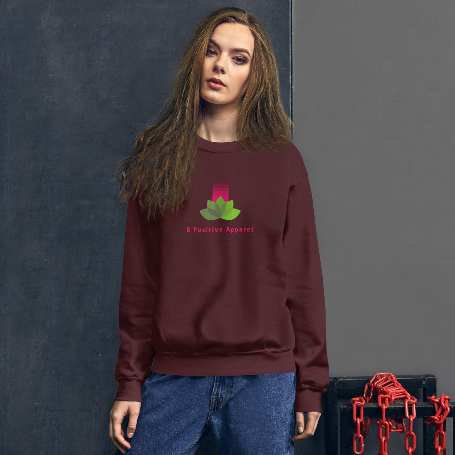 B Positive Unisex Sweatshirt