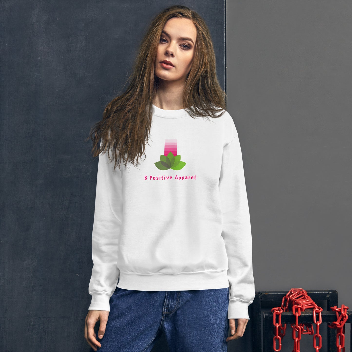 B Positive Unisex Sweatshirt