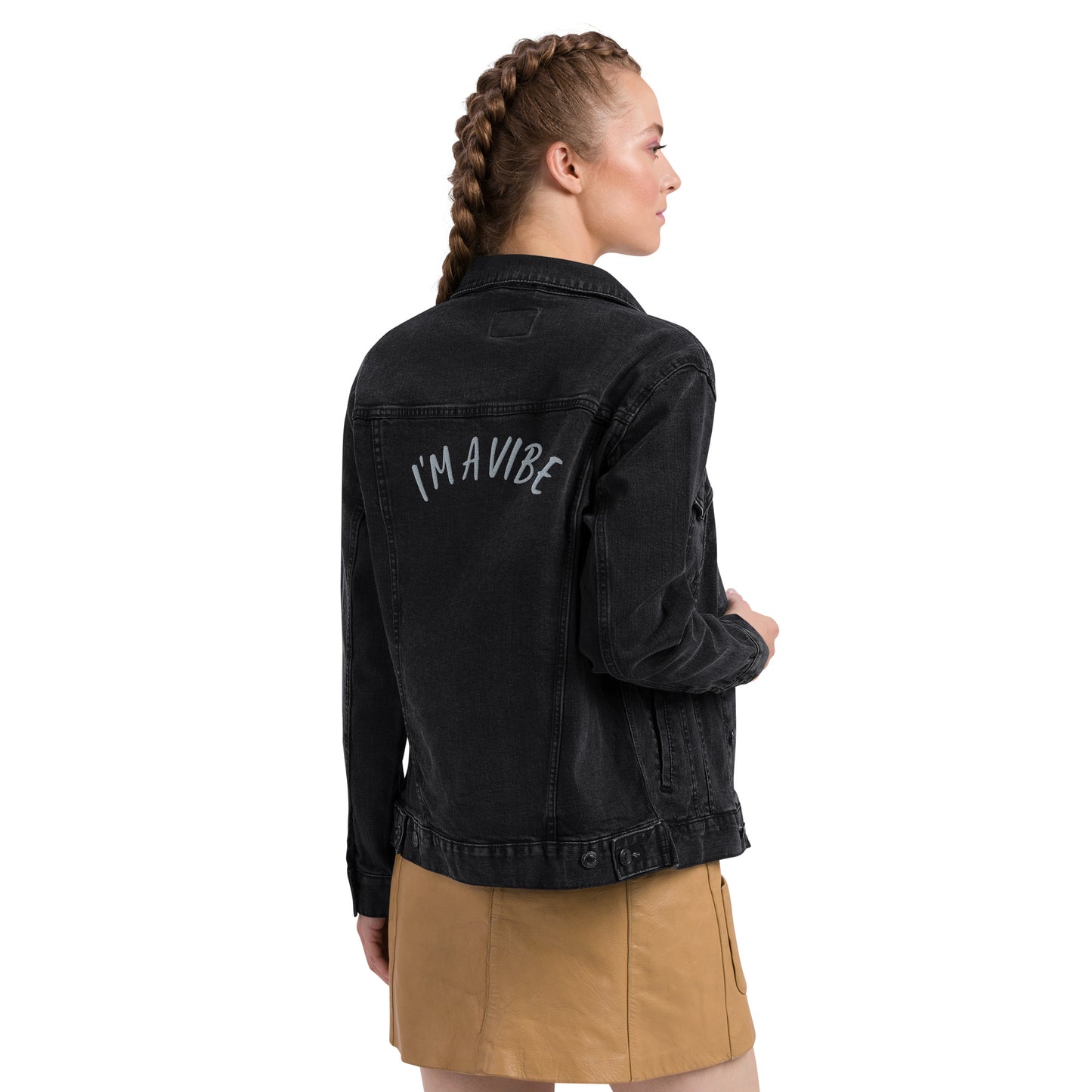 I'm a Vibe Unisex denim jacket