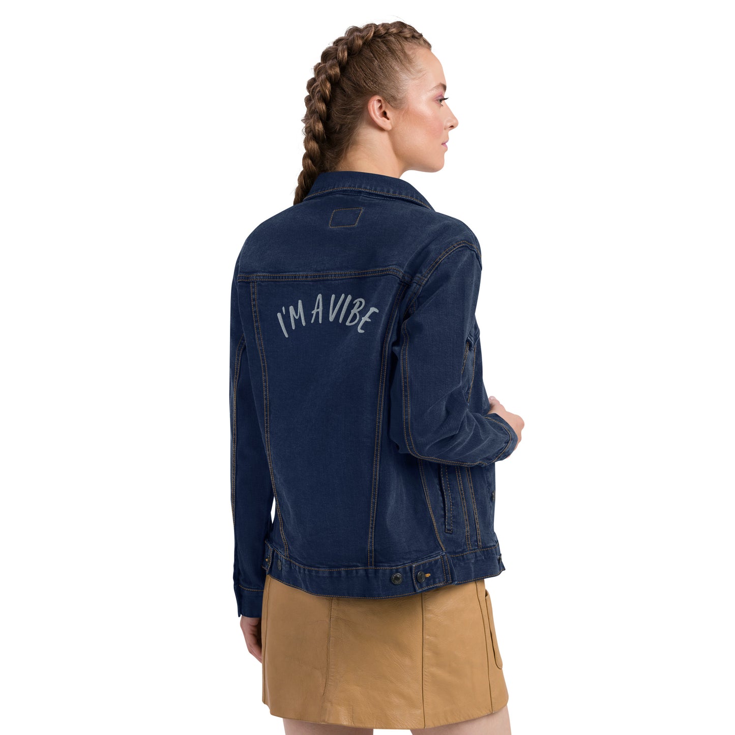 I'm a Vibe Unisex denim jacket