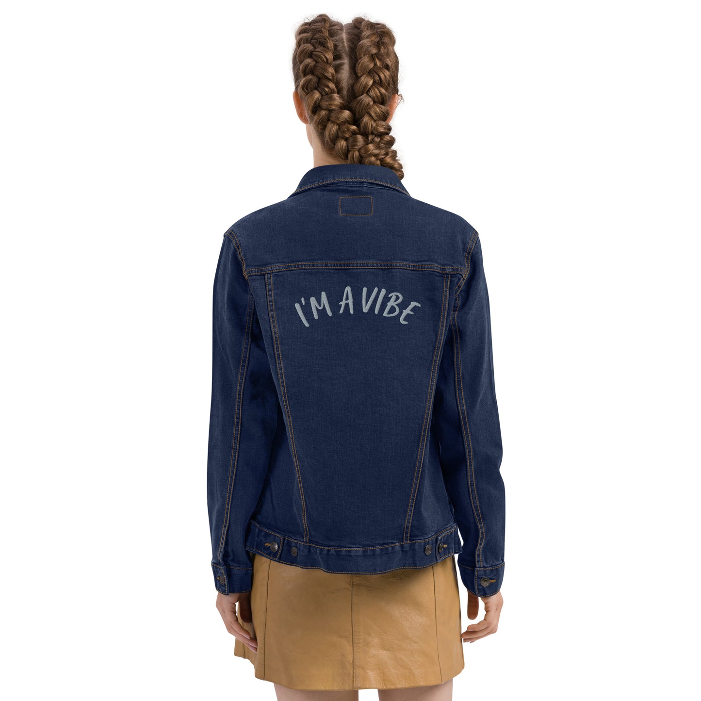 I'm a Vibe Unisex denim jacket