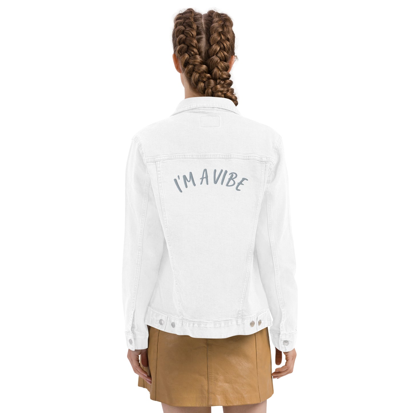 I'm a Vibe Unisex denim jacket