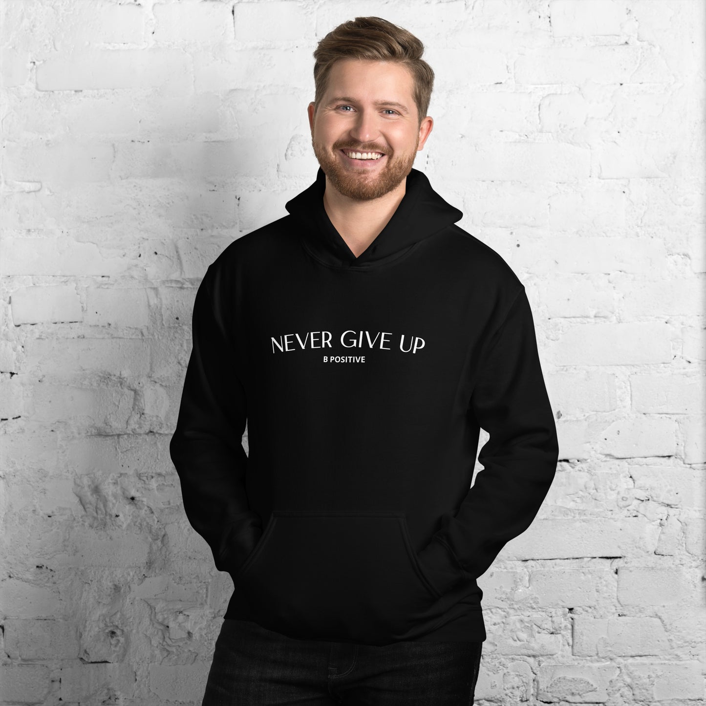 Never Give Up (no star) Unisex Hoodie