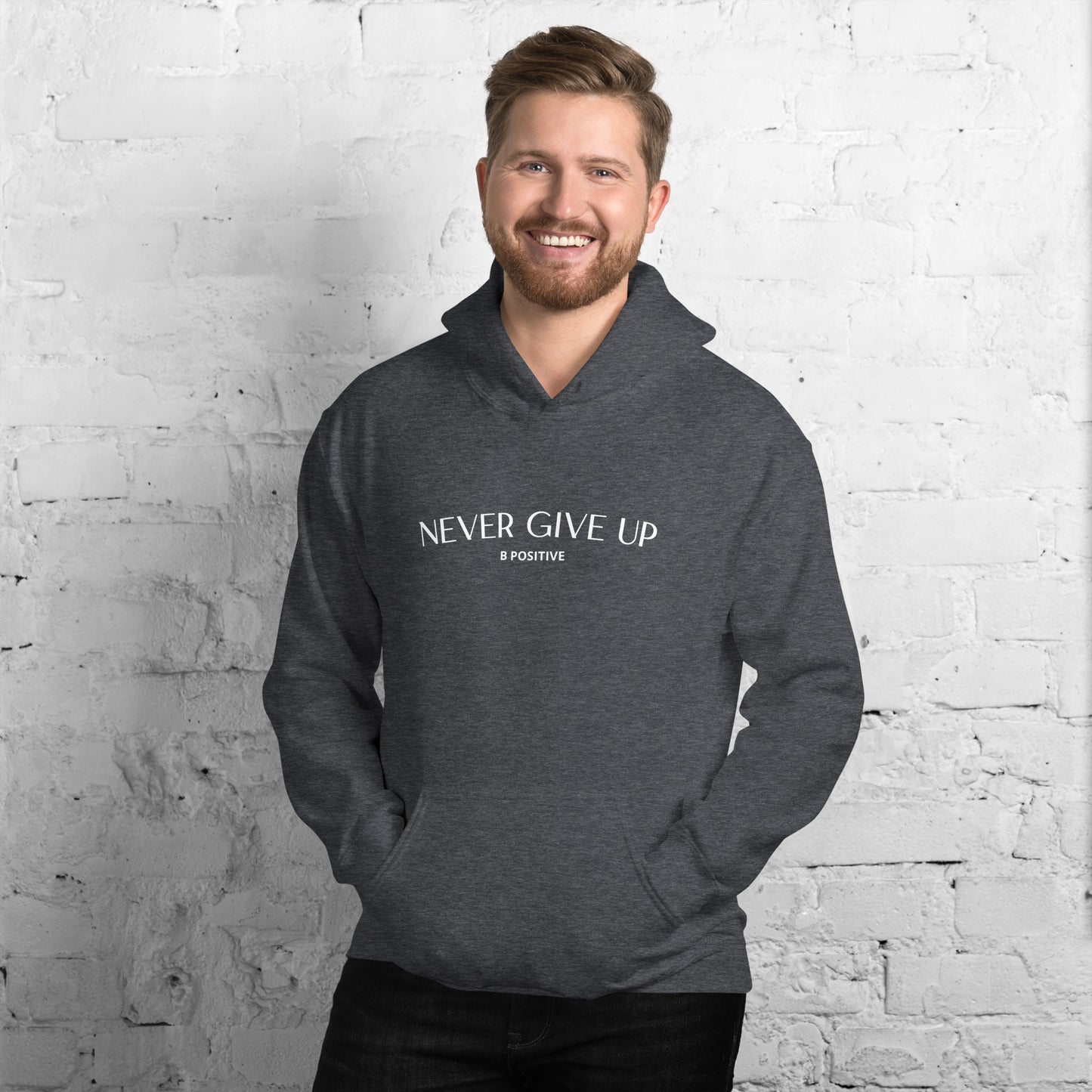 Never Give Up (no star) Unisex Hoodie