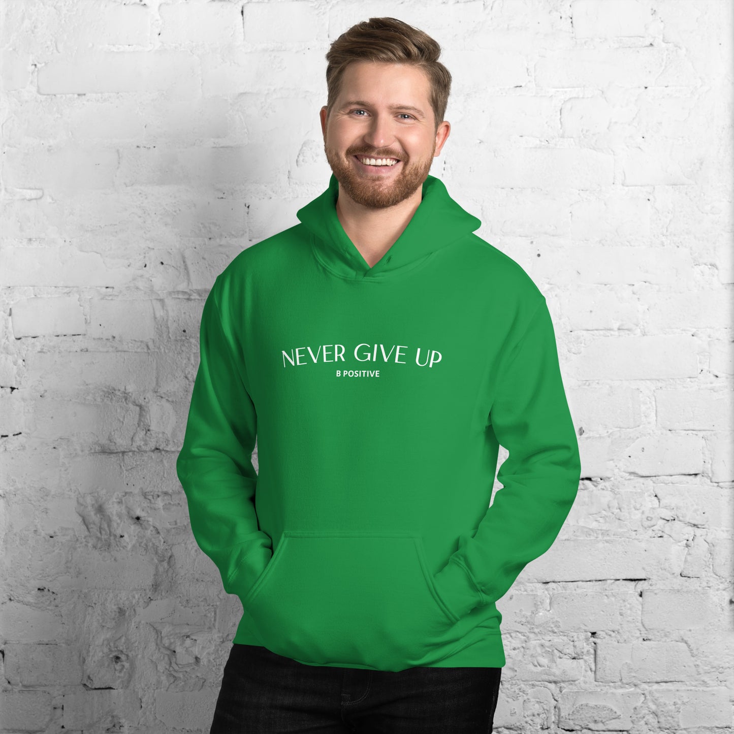 Never Give Up (no star) Unisex Hoodie