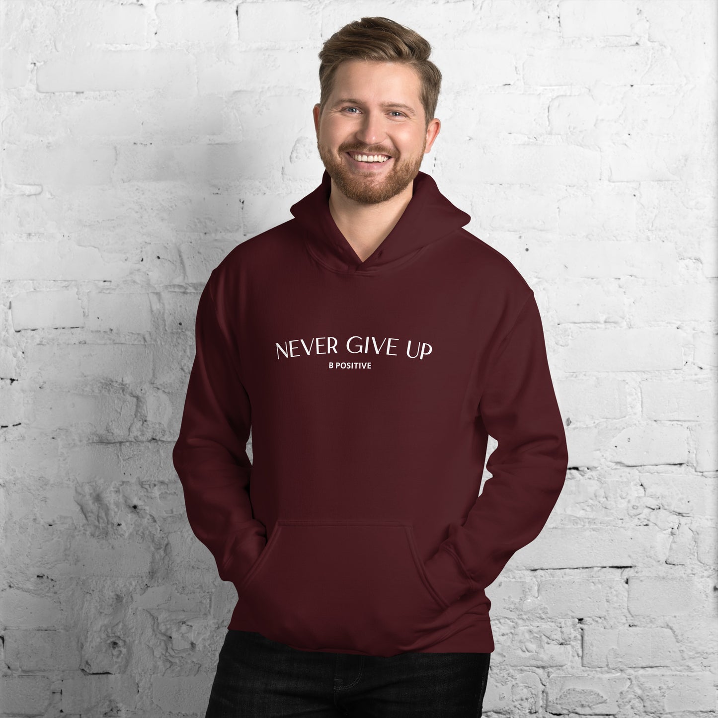 Never Give Up (no star) Unisex Hoodie