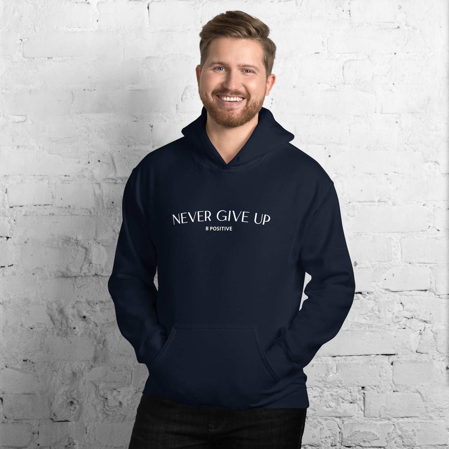 Never Give Up (no star) Unisex Hoodie